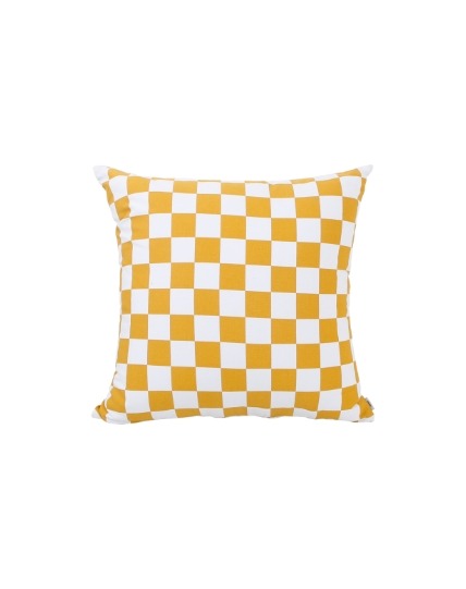 checkerboard cushion_yellow